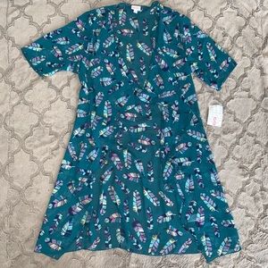 Lularoe Shirley szS NWT - feather kimono